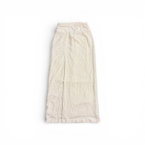 Free People Cream Midi Skirt